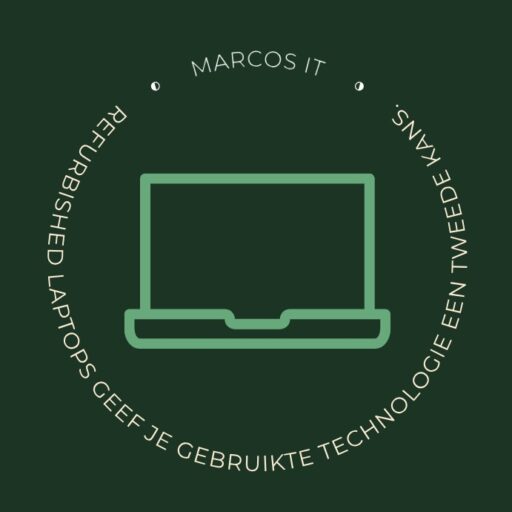 Het logo van Marcos IT in Apeldoorn