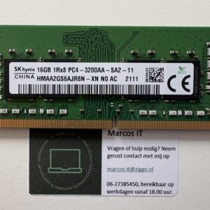 Laptop uitbereiden met werkgeheugen 16GB