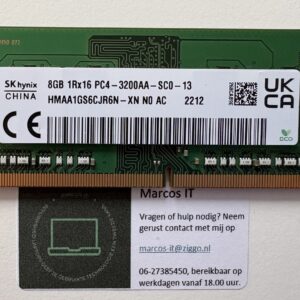Laptop uitbreiden met 8GB