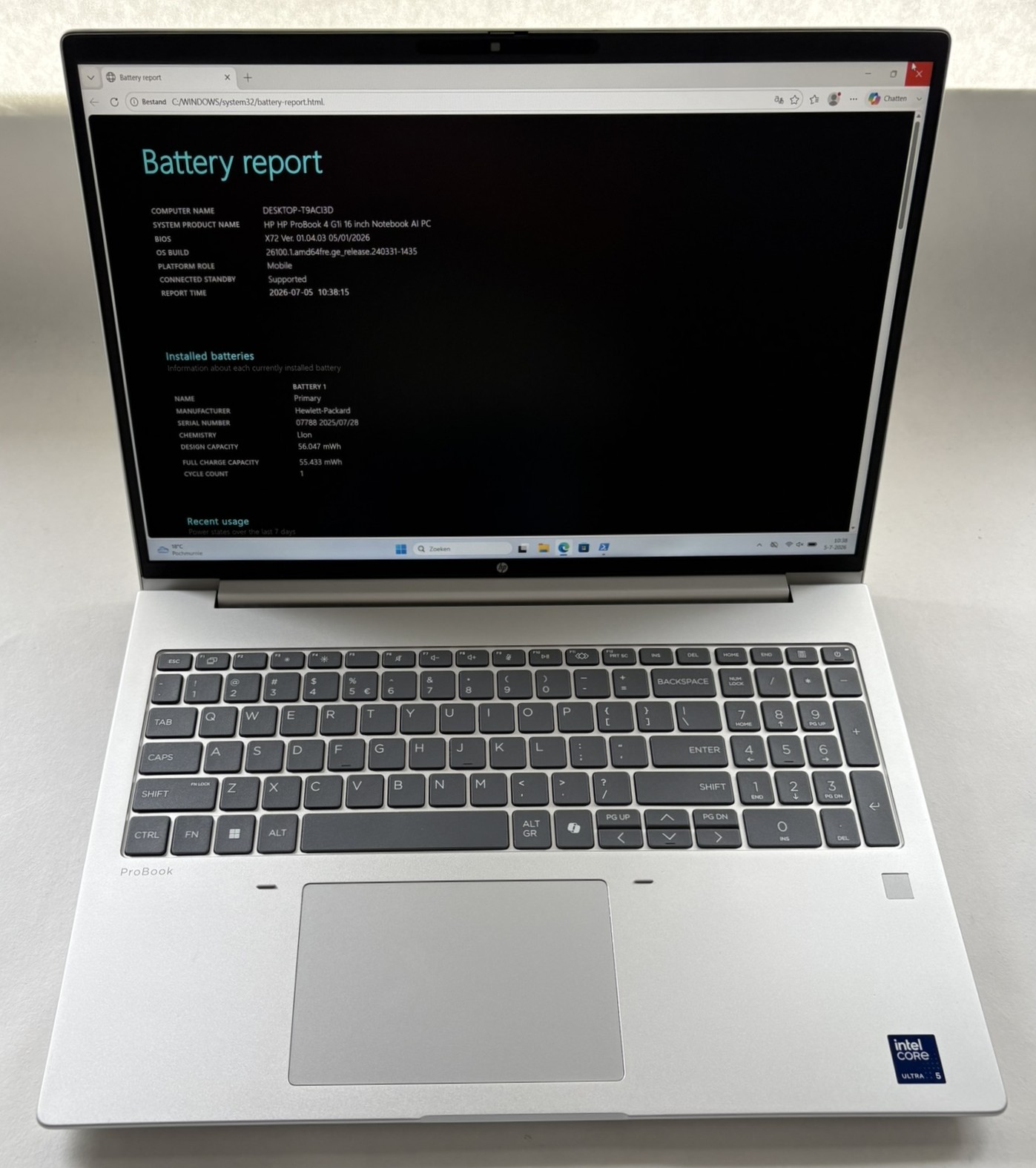 HP ProBook 4 G1i 16 inch Intel Core Ultra 5 225U 16GB DDR5 512GB SSD Nieuw 8 HP ProBook 4 G1i 16 inch Intel Core Ultra 5 225U 16GB DDR5 512GB SSD Nieuw - Afbeelding 8